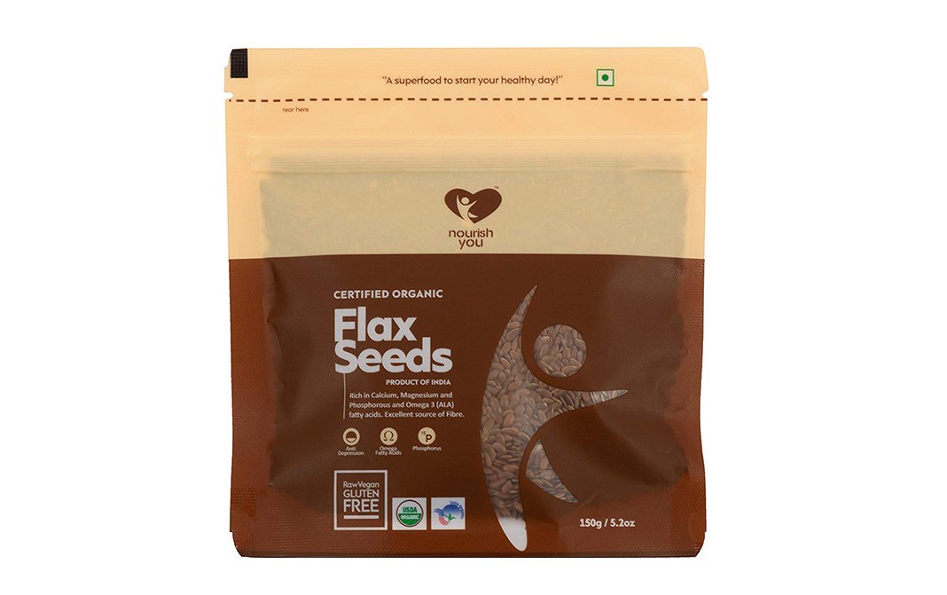 Nourish You Flax Seeds    Pack  150 grams